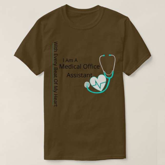 Camiseta Sou Um Assistente Do Serviço Médico (Frente do Design)