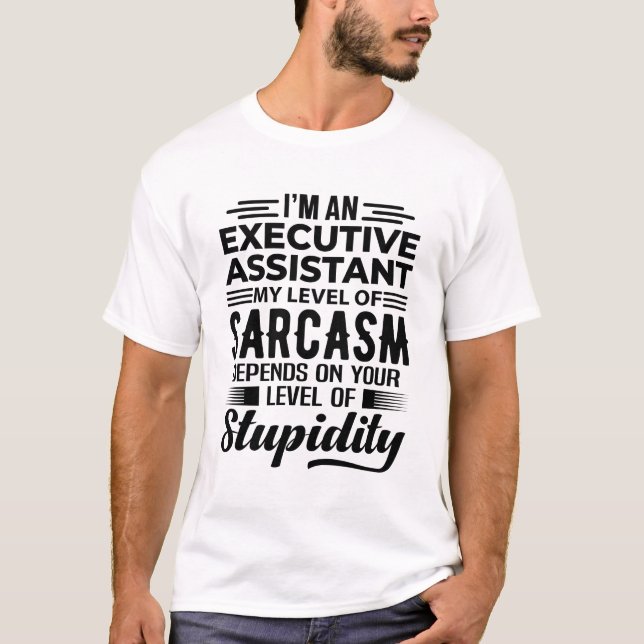 Camiseta Sou um Assistente Executivo (Frente)