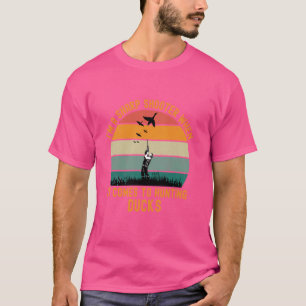 Camiseta Sou um atirador violento quando se trata de caçar