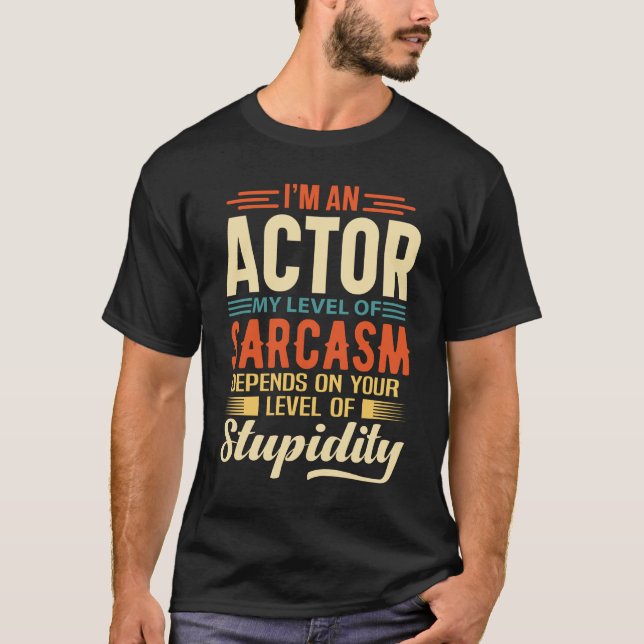 Camiseta Sou um Ator (Frente)