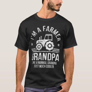Camiseta Sou um avô fazendeiro presente de trator de fazend