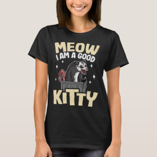 Camiseta Sou Um Bom Gatinho, Piada De Oculta, Possum P