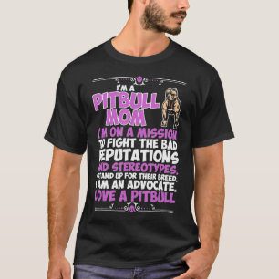Camiseta Sou Um Cachorro Pitbull Mãe