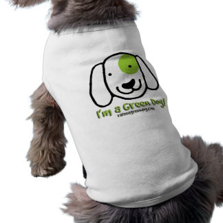 Camiseta Sou um Cachorro Verde!