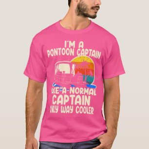 Camiseta SOU UM Capitão de Pontão Como Um Capitão Normal Ca