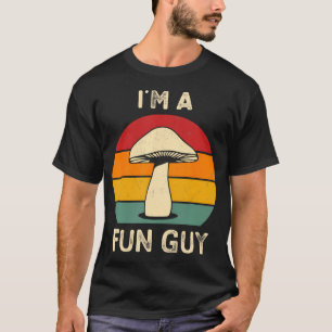 Camiseta SOU Um Cara Divertido Fungos Cogumelo Biologia Pia