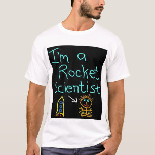 Camiseta Sou um cientista de foguetes designs satíricos