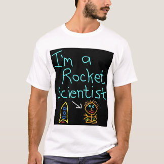 Camiseta Sou um cientista de foguetes designs satíricos