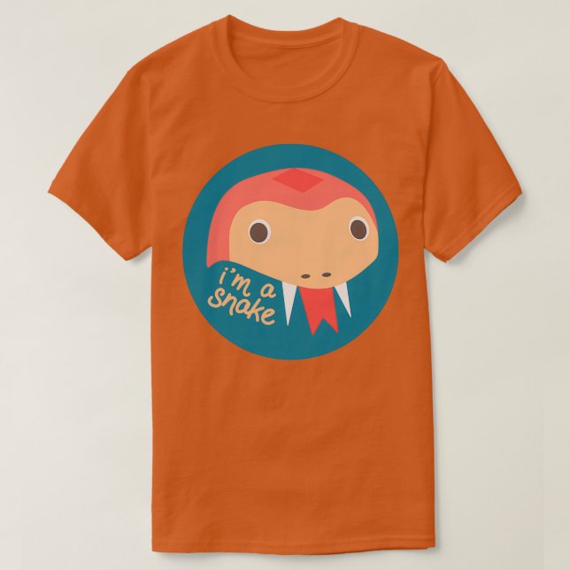 Camiseta Sou um Cobra 1 (Frente do Design)