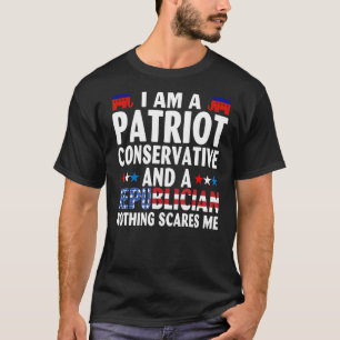 Camiseta Sou Um Conservador Patriota E Um Nada Republicano