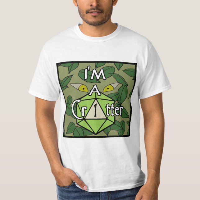 Camiseta Sou um Critter (Frente)