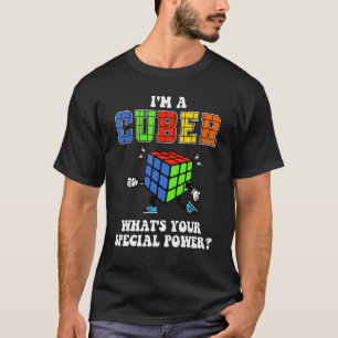 Camiseta Sou um Cuber, qual é o seu Quebra-cabeça de Cubo d