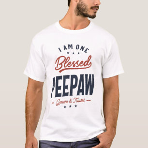 Camiseta Sou Um Design De Peepaw Abençoado