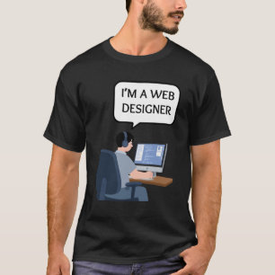 Camiseta Sou um designer web