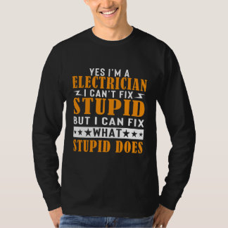 Camiseta Sou um eletricista que não consigo consertar o est