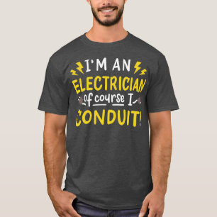 Camiseta Sou Um Elétrico, Claro Que Conduzo Elétrico E