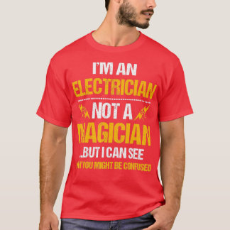 Camiseta Sou Um Elétrico Não Um Engraçado Mágico