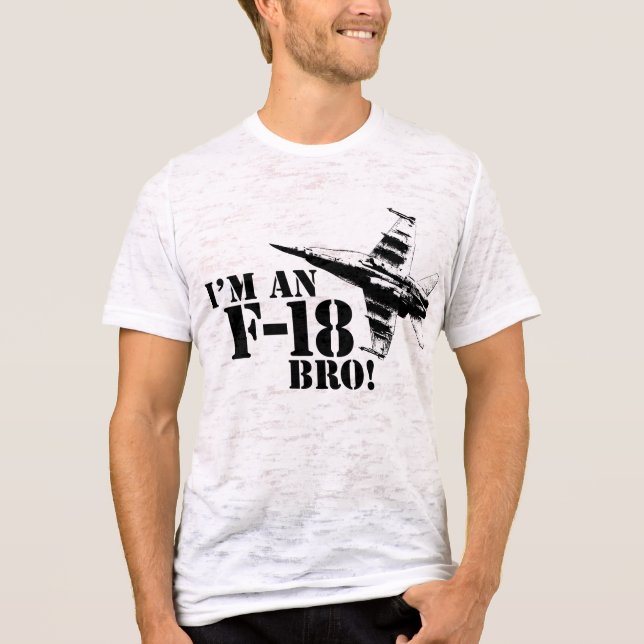 Camiseta Sou um F-18, irmão! (Frente)