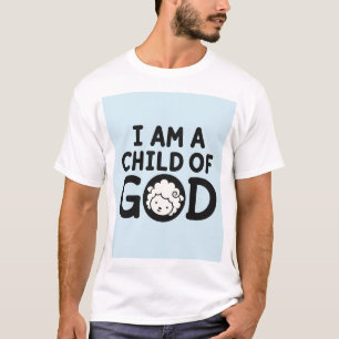 Camiseta SOU UM FILHO DE DEUS Presente Cristão para Chás