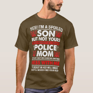 Camiseta Sou Um Filho Maldito Da Polícia Mãe Da Polícia Org