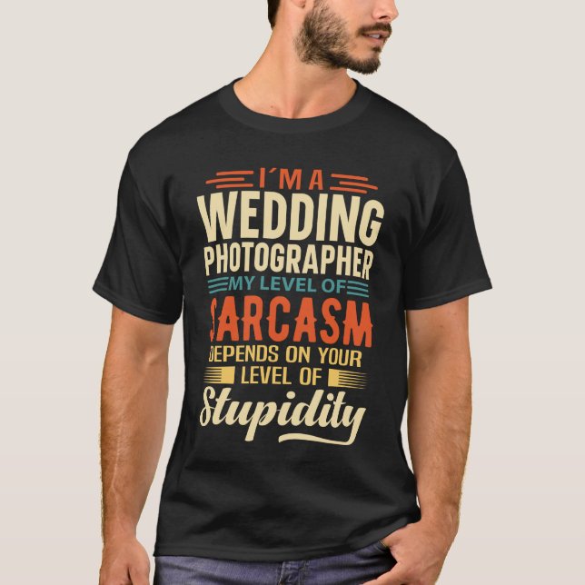 Camiseta Sou um Fotógrafo de Casamento (Frente)