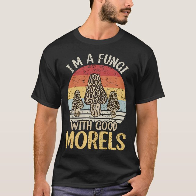 Camiseta SOU UM Fungo Com Bons Morels (Frente)