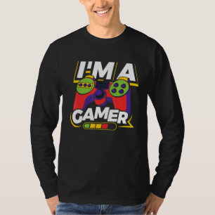 Camiseta Sou um Gamer Video Game Player Geek Pc Console