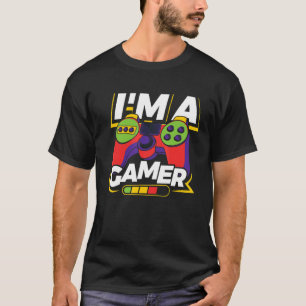 Camiseta Sou um Gamer Video Game Player Geek Pc Console
