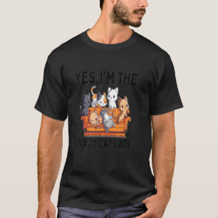 Camiseta Sou um Gato Louco e Sem Fios Lady Kamala Harris 20