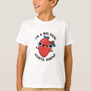 Camiseta Sou Um Grande Negócio Aorta Sabe Piada de Coração