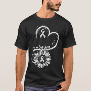 Camiseta Sou um Guerreiro de Conscientização do Câncer de P