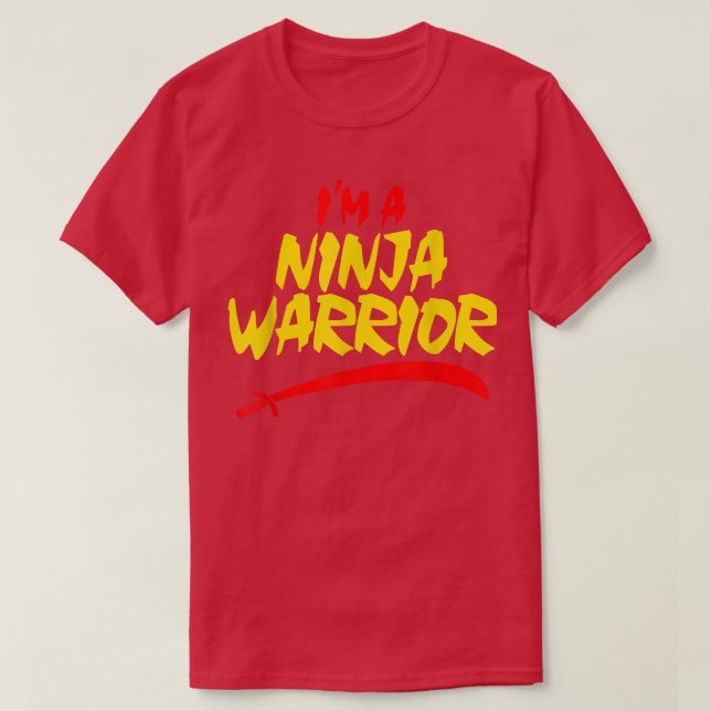 Camiseta Sou um guerreiro Ninja (Frente do Design)