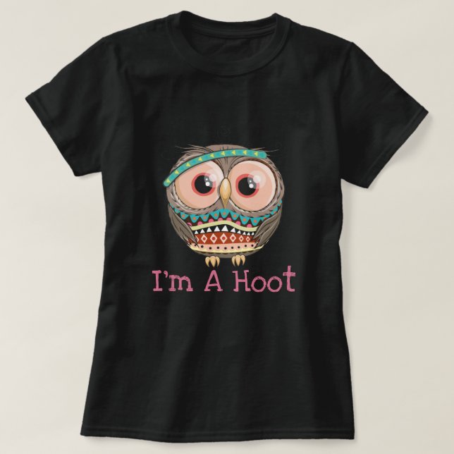 Camiseta Sou um Hoot (Frente do Design)