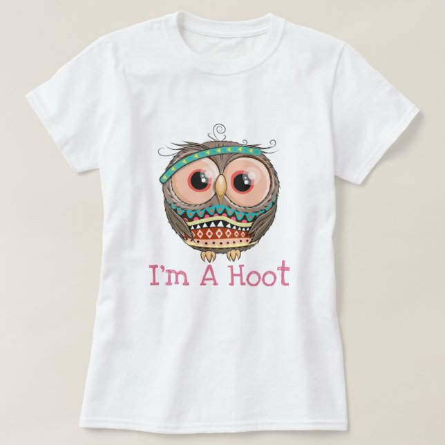 Camiseta Sou um Hoot (Frente do Design)