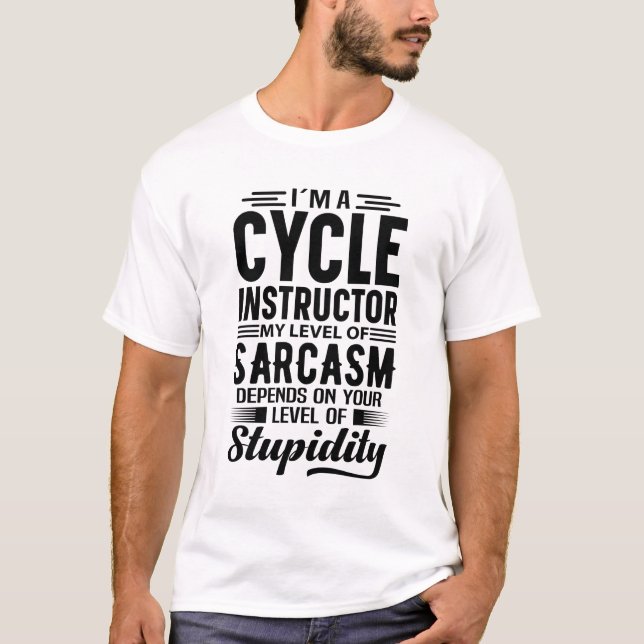 Camiseta Sou um instrutor de ciclo (Frente)