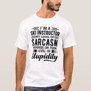 Camiseta Sou um instrutor de esqui