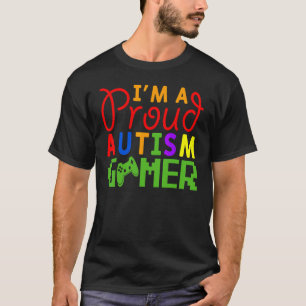 Camiseta Sou Um Jogador Orgulhoso da Conscientização do Aut