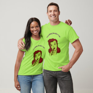Camiseta "Sou um Lanche, Não Se Confunda" Arte Pop Retro