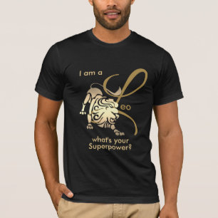 Camiseta Sou um Leo ♌ - Qual é a sua Superpotência? -Amarel