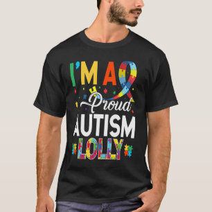 Camiseta Sou um Lolly Orgulhoso de Autismo Correspondente à