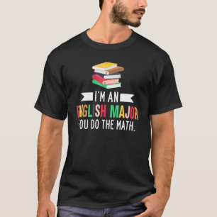 Camiseta Sou um Major Inglês que você lê matemática