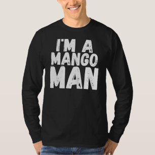 Camiseta Sou um Mango Man Summer Fruta Mango