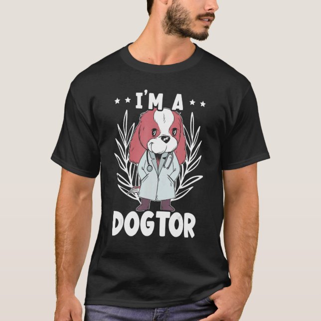 Camiseta Sou um médico veterinário de medicina veterinária. (Frente)