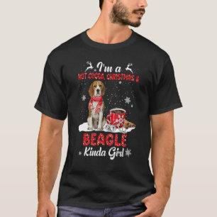 Camiseta Sou um Natal quente de cacau no Natal e Cachorro t