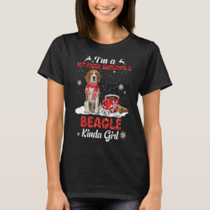 Camiseta Sou um Natal quente de cacau no Natal e Cachorro t
