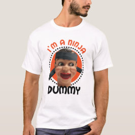 Camiseta Sou um Ninja Dummy para o Dia das Bruxas