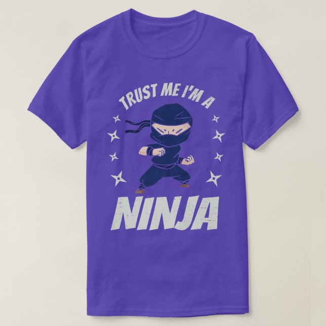 Camiseta Sou um Ninja Japonês Shinobi Samurai  (Frente do Design)