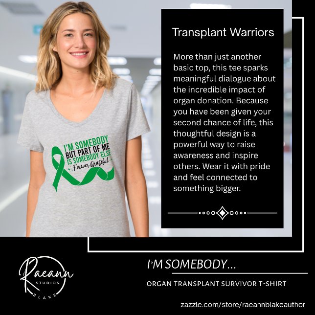Camiseta Sou um Organ Donor Survivor T-Shirt (Criador carregado)