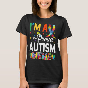 Camiseta Sou um Orgulhoso Autismo Memória Correspondendo Co