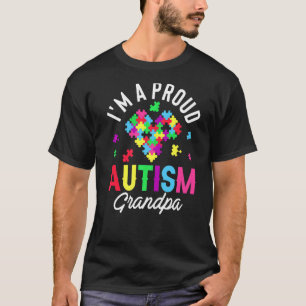 Camiseta Sou um orgulhoso avô autista, família, autismo com